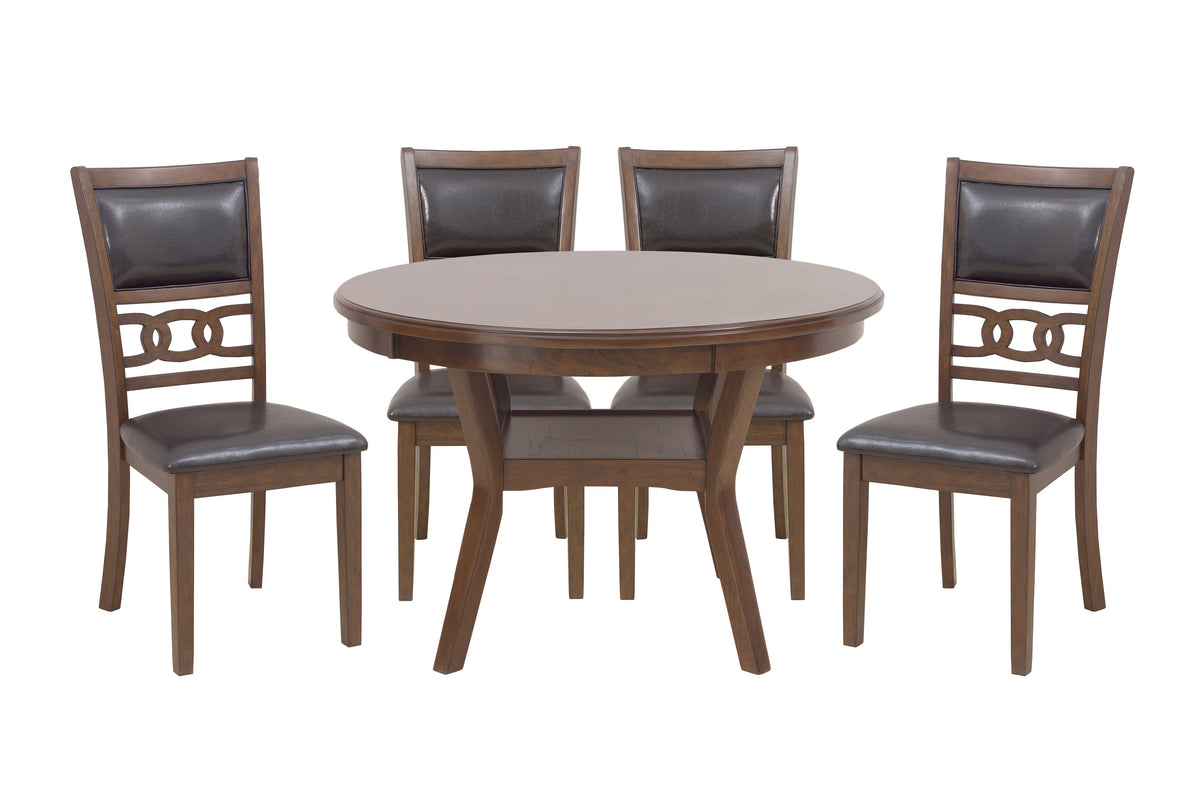 Mia Brown 5pc Dining Room Set SH1155