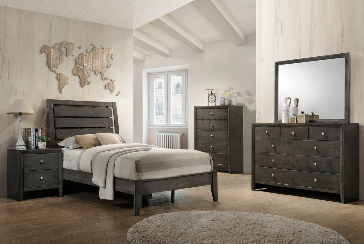 Evan Gray Youth  Panel Bedroom Set | B4720