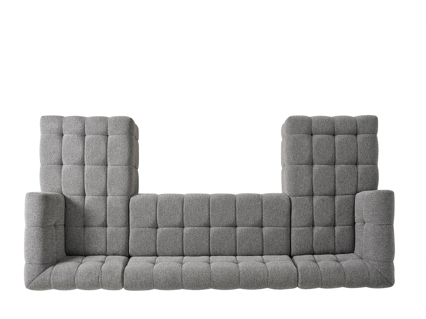 Florida Grey Double Chaise Sectional