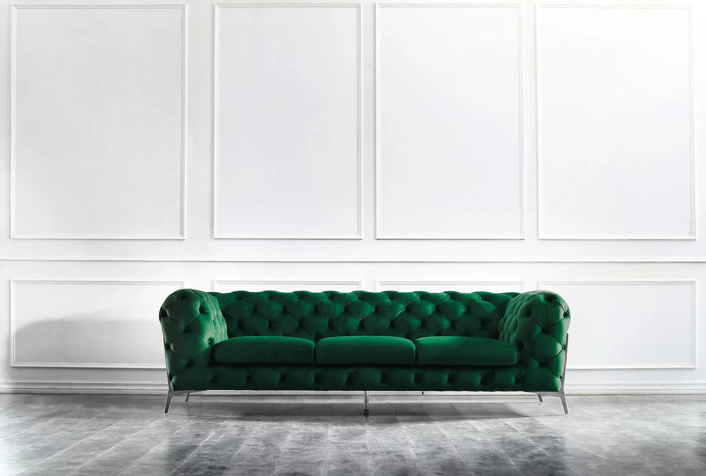 Lori Green Velvet 3pc Living Room Set MI 1346