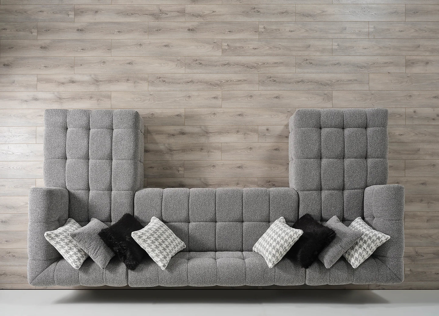 Florida Grey Double Chaise Sectional