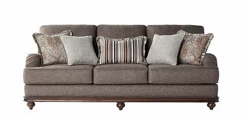 Driftwood Wood Trim Sofa and Loveseat S17200