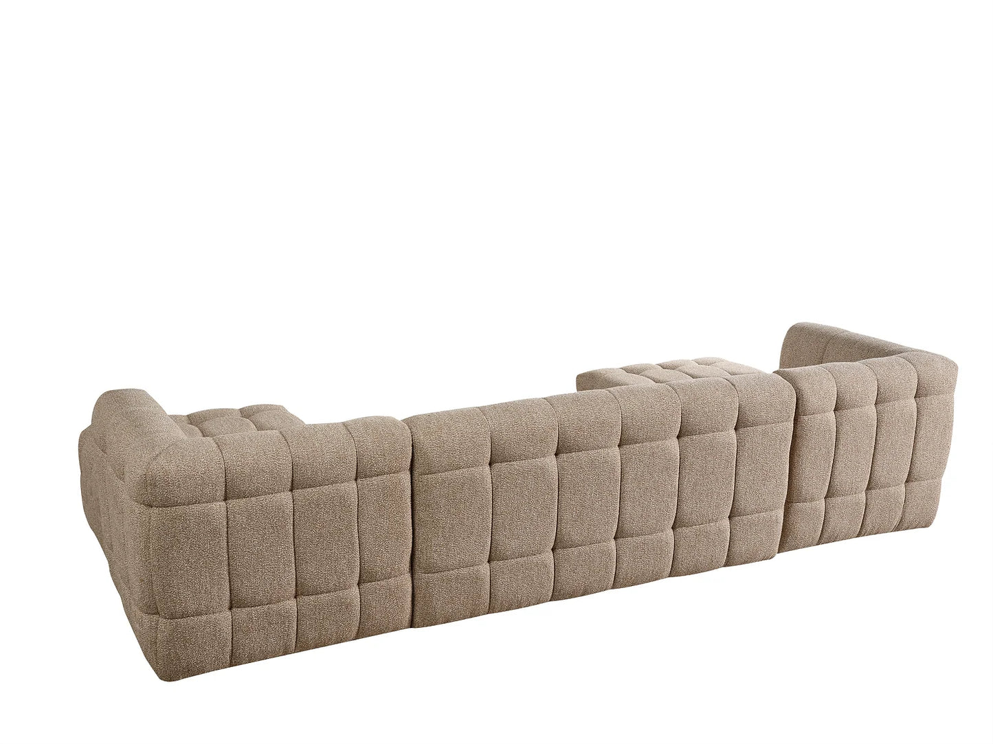 Florida Brown Double Chaise Sectional