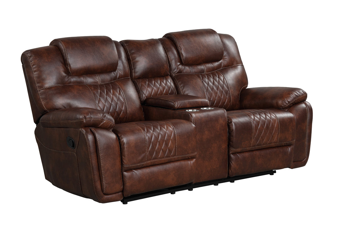 Galveston OVERSIZED  Brown 3pc Reclining Set