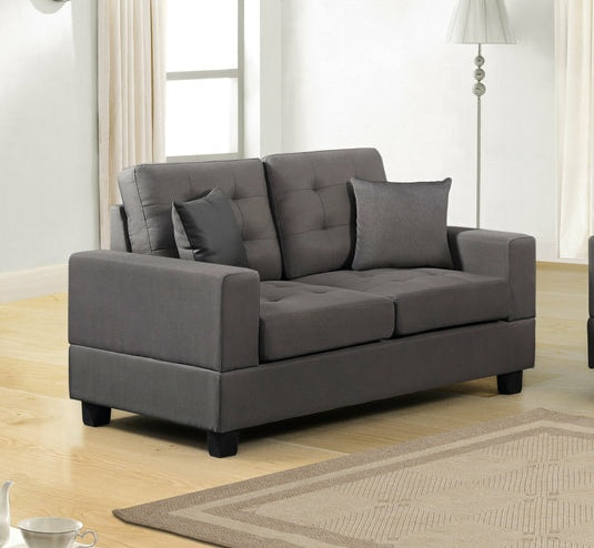 Artemis Gray Sofa and Loveseat HH8855