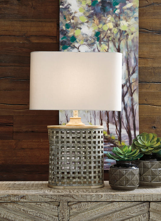 Deondra Gray Table Lamp   L208234