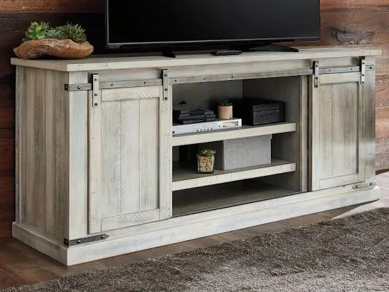 Carynhurst Whitewash 70" TV Stand  W755