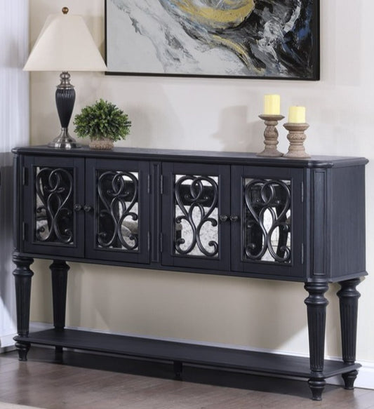 Kingsbury Black Side Board 2146