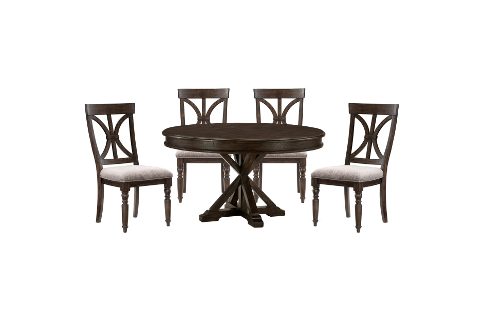 Cardano Brown 5pc Dining Room Set 1689