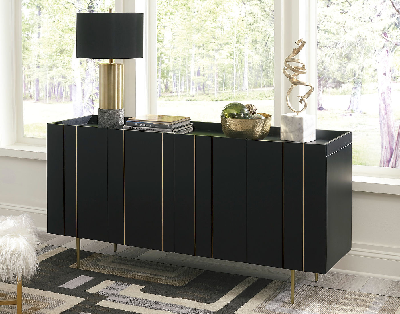 Brentburn Black Cabinet A4000260