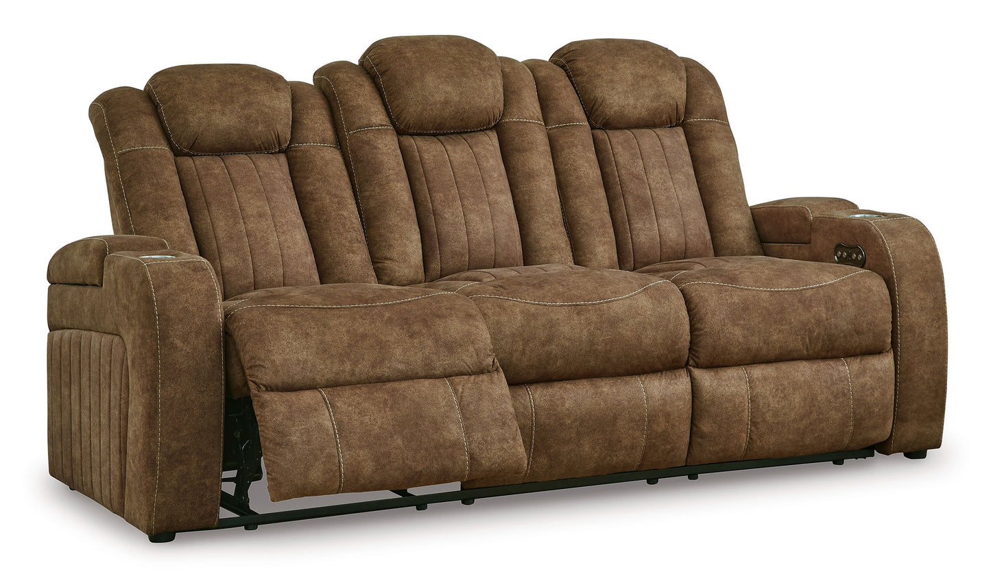 Wolfridge Brindle POWER Sofa and Loveseat 60703