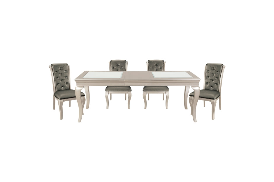 Crawford Silver Dining Room Set 5546