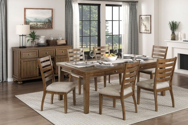 Tigard Cherry Finish 7pc Dining Room Set 5761