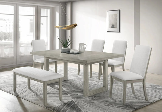 Torrie Ivory/Grey Finish Dining Room Set 2130