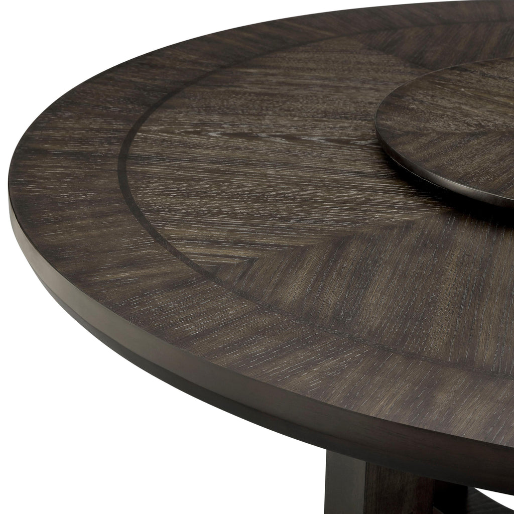 Jeffries Brown Round Dining Set 2070