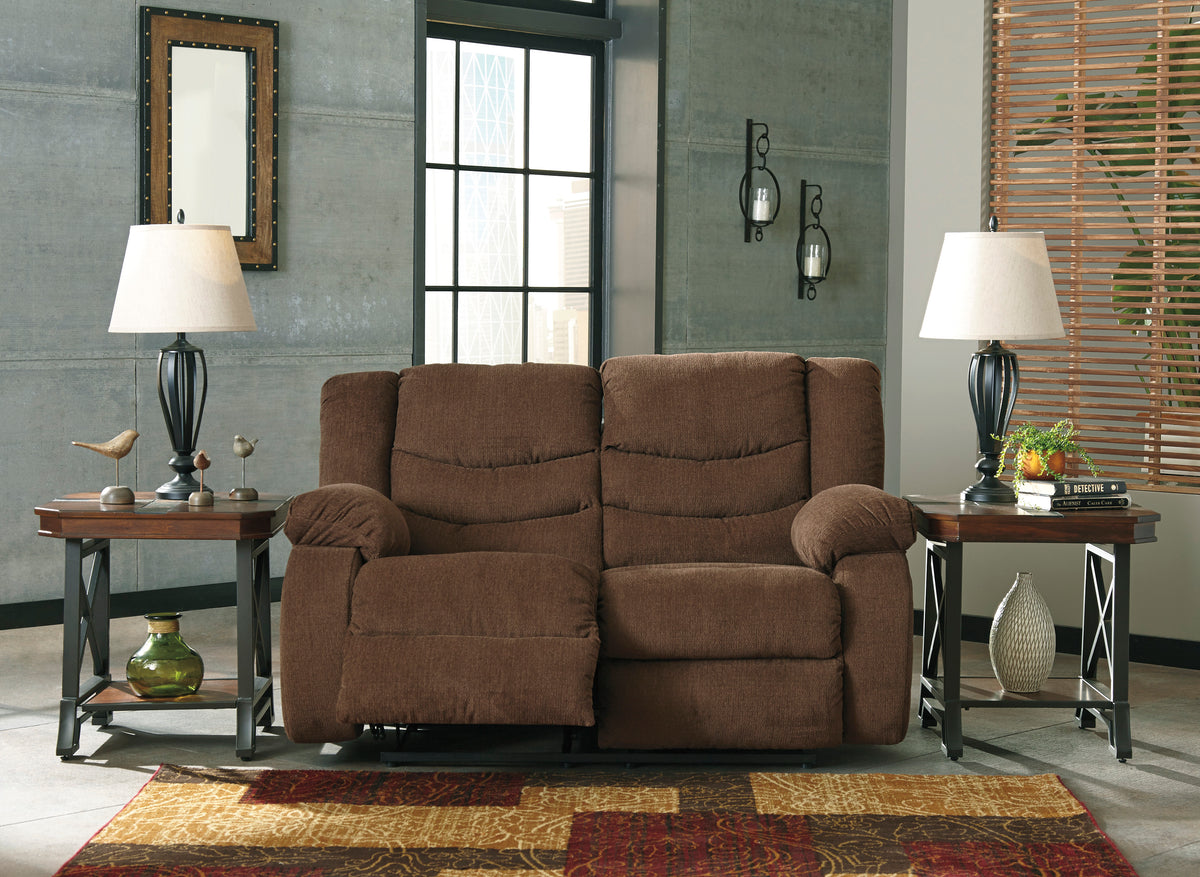 Tulen Chocolate Sofa and Loveseat 98604