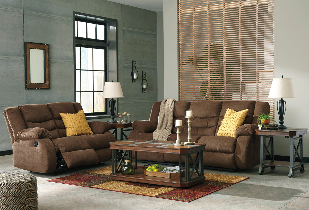 Tulen Chocolate Sofa and Loveseat 98604