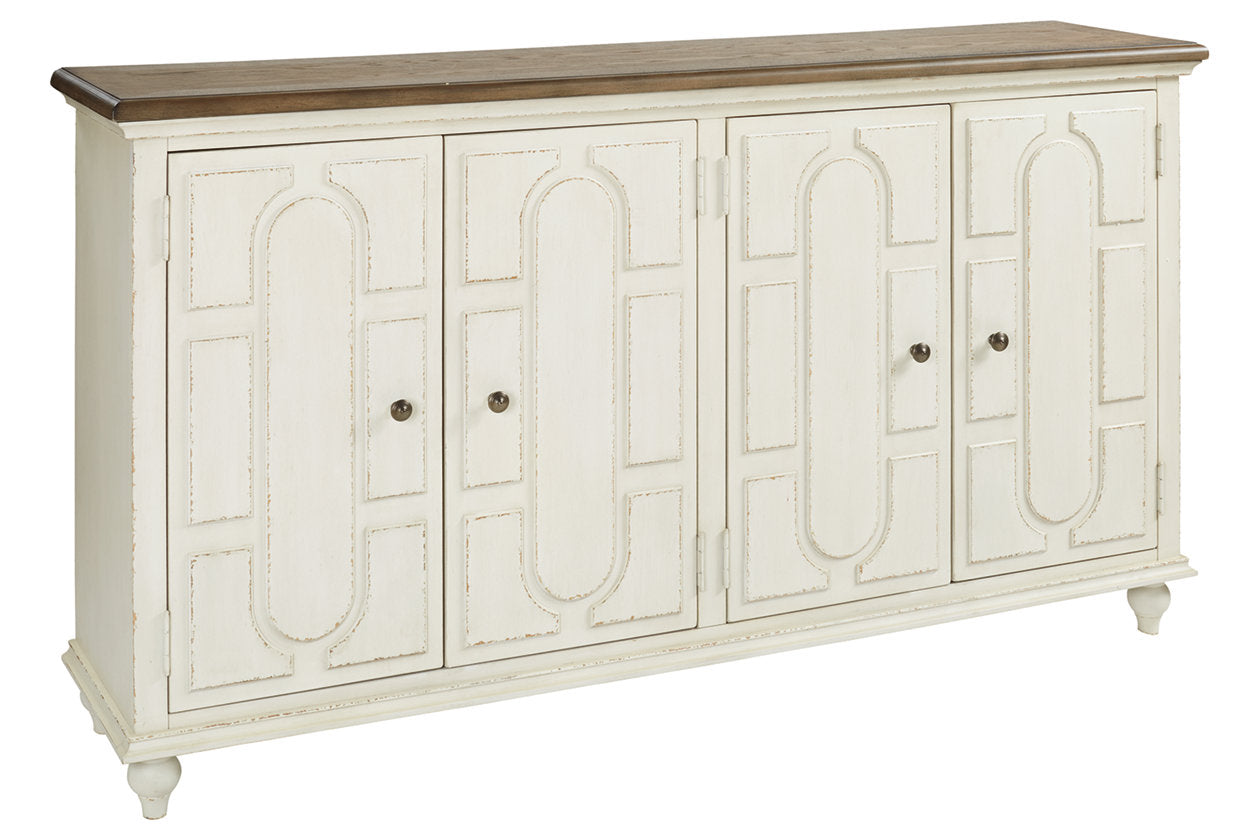 Roranville Antique White Accent Cabinet A4000268