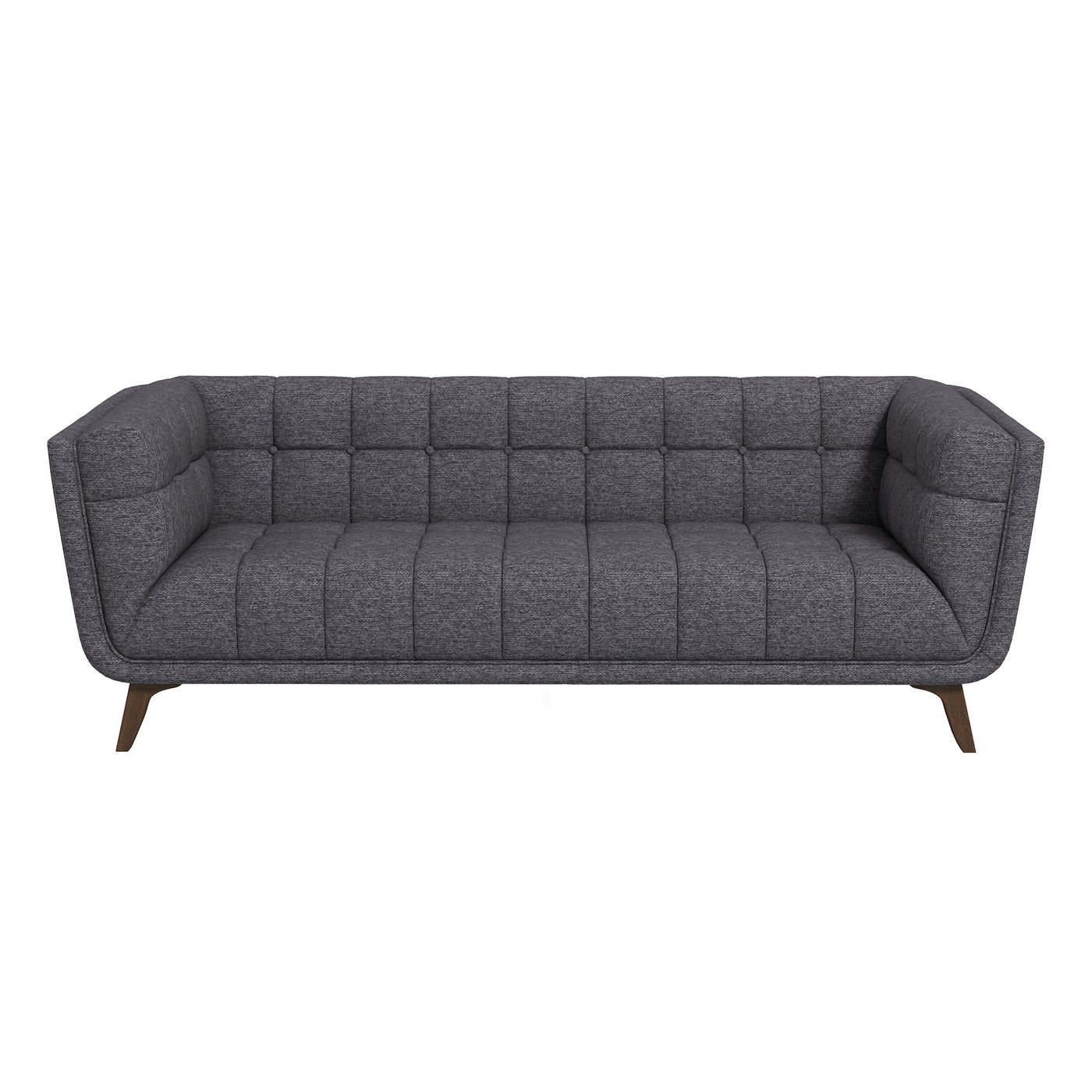 Addison 86" Dark Grey Linen Modern Sofa