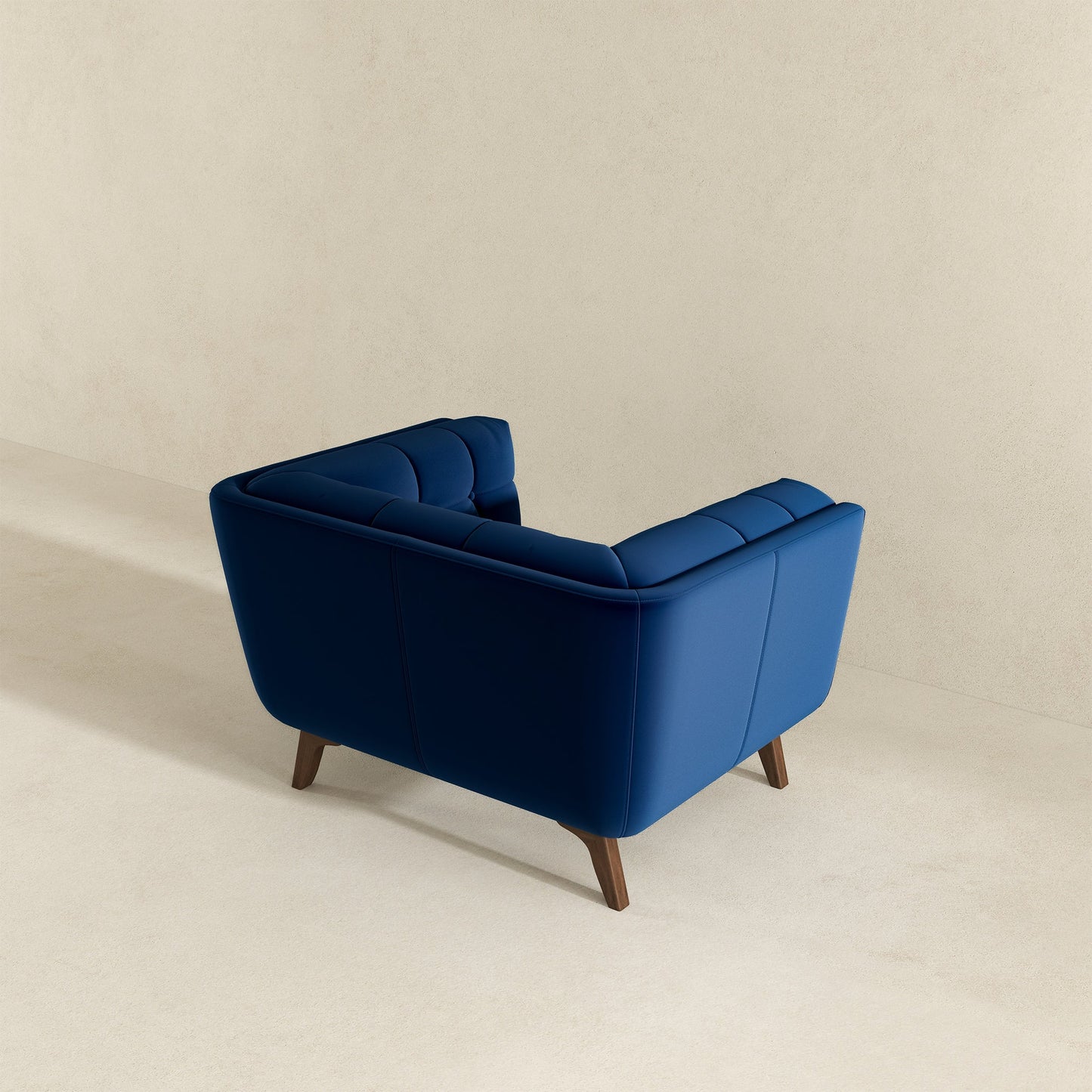 Addison Dark Blue Velvet Lounge Chair