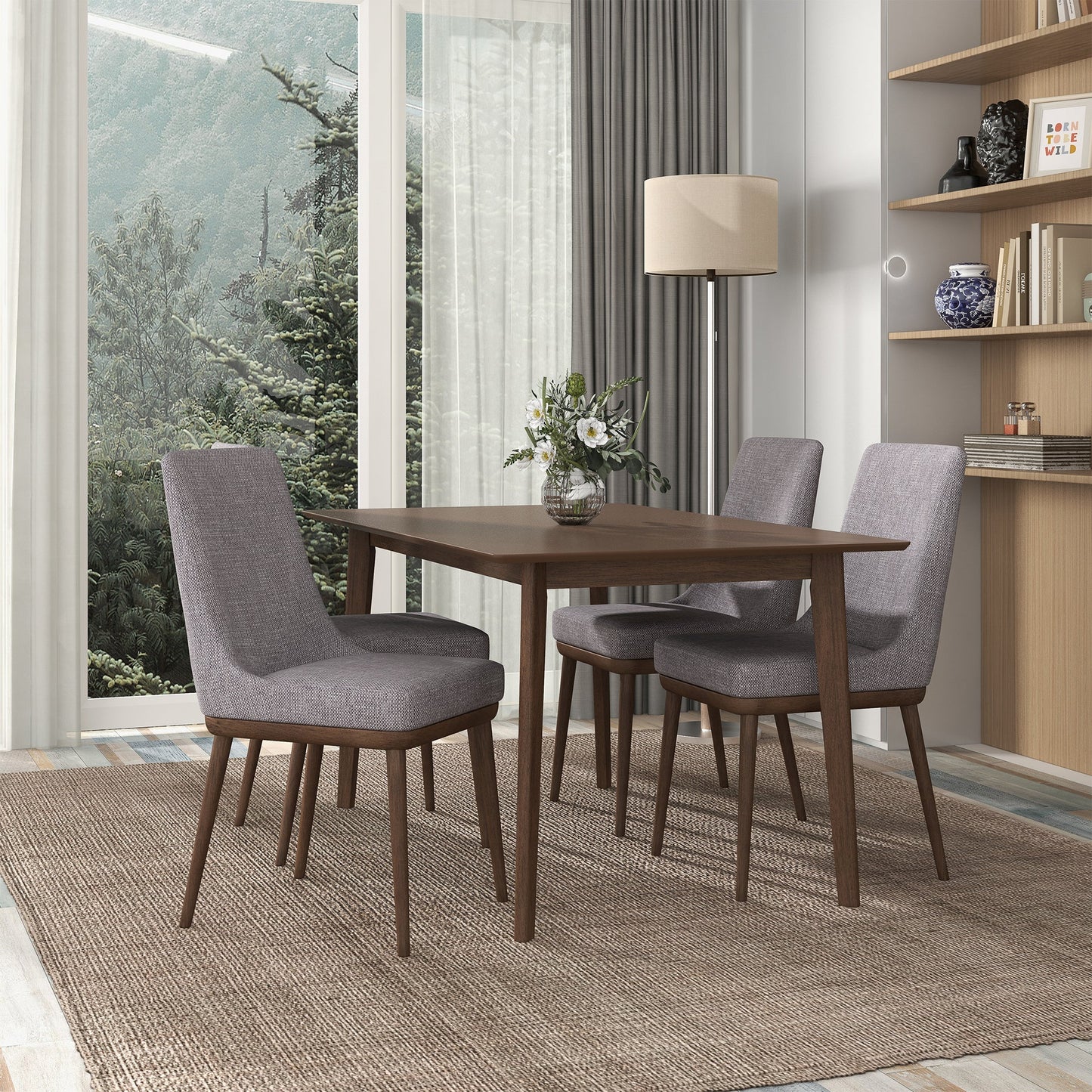 Kate Grey Fabric Dining Chair (Set Of 2)
SKU DCH0040070