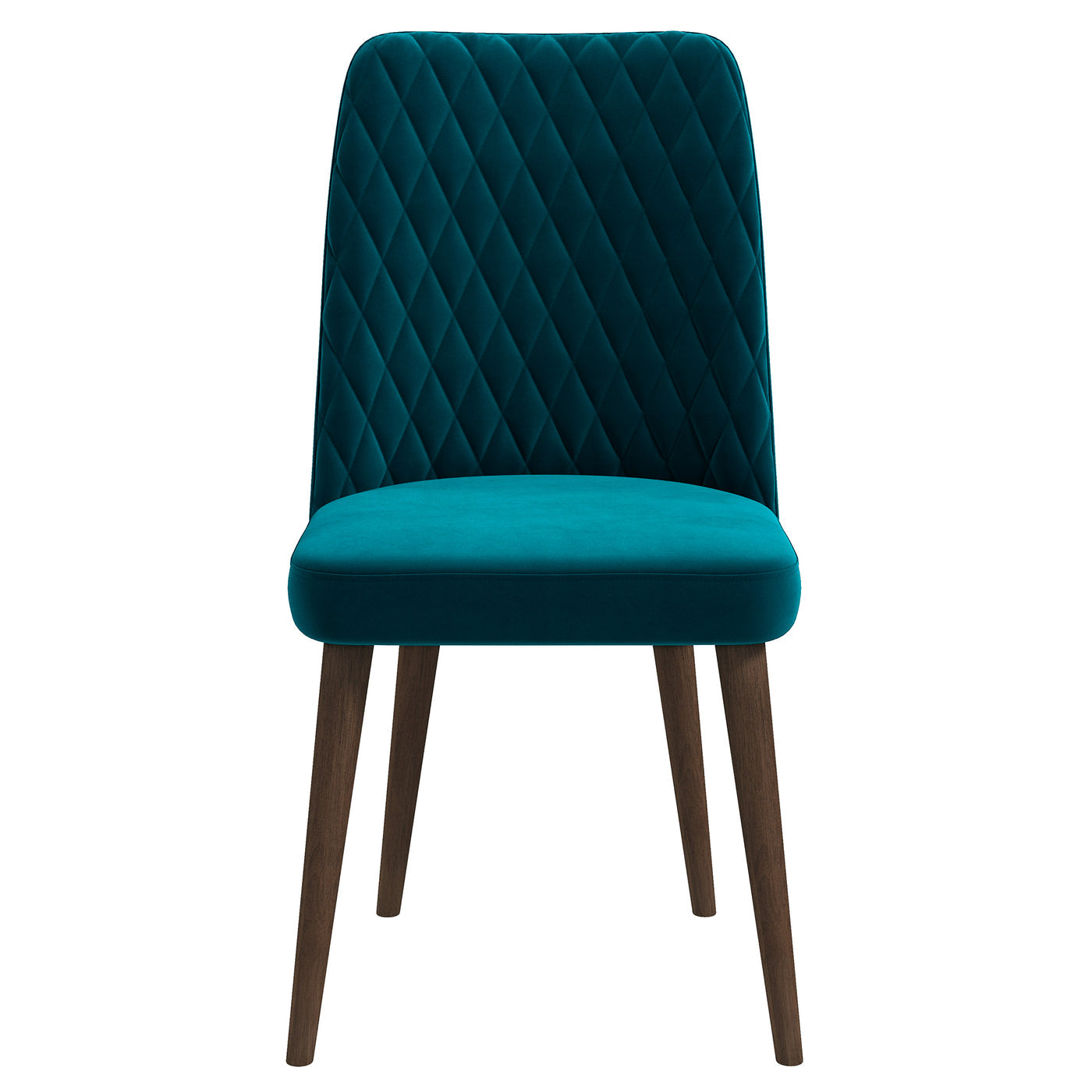 Katie Teal Velvet Dining Chair (Set Of 2)