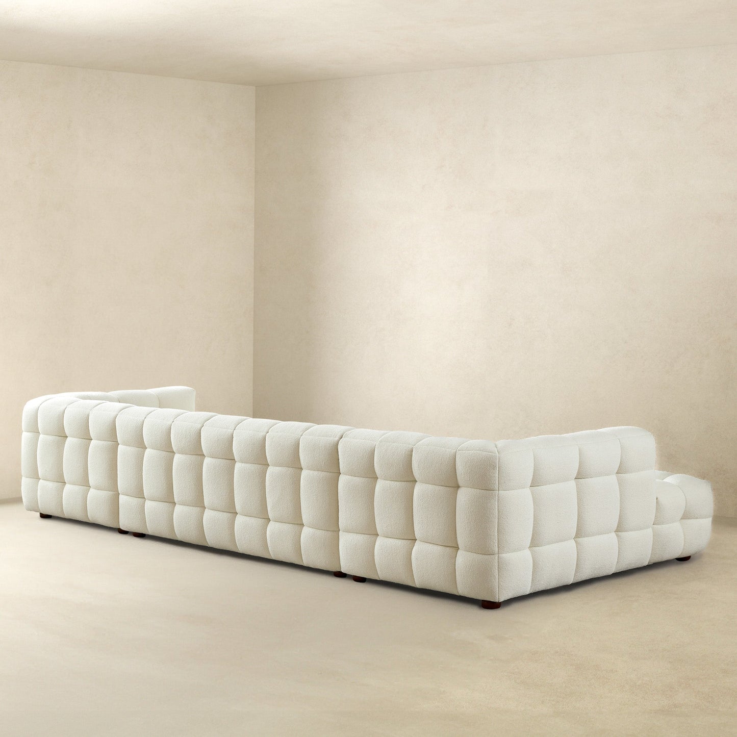 Morrison 155" U Shape Corner Sofa (Cream Boucle)