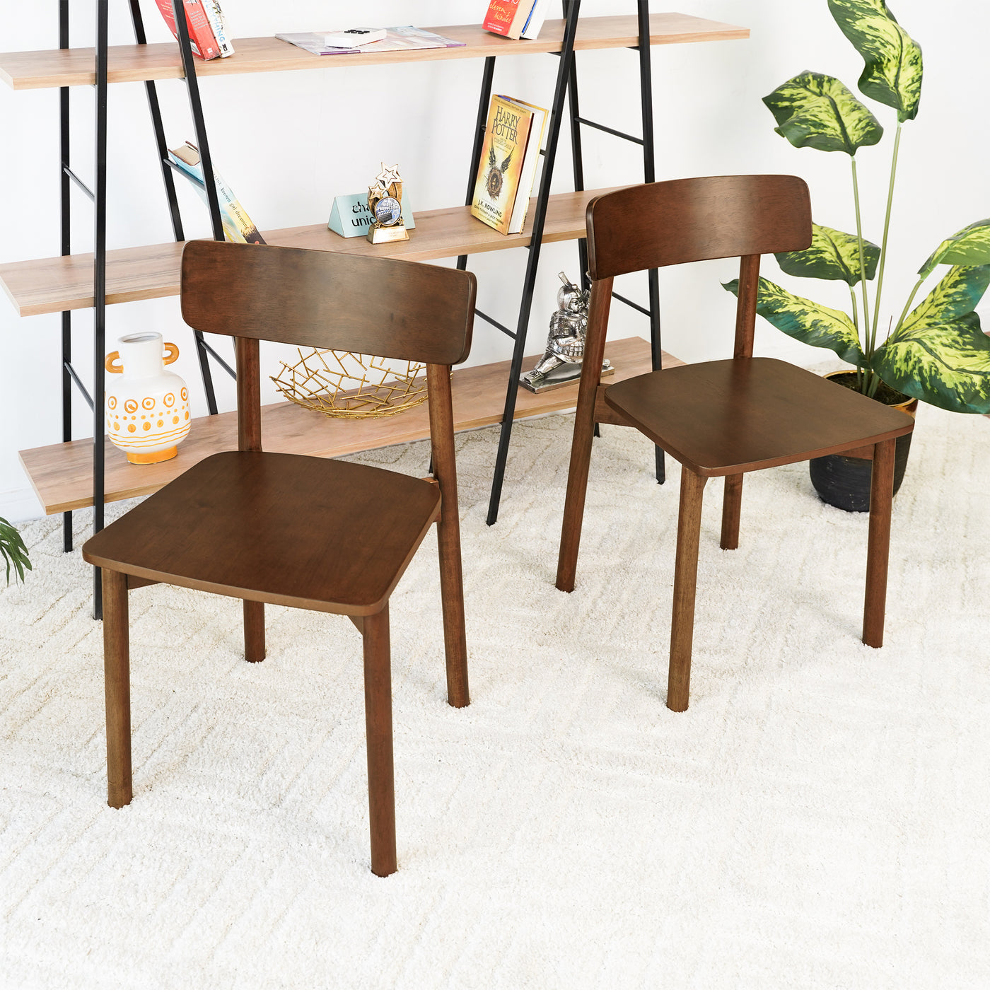 Pierre Walnut Dining Chair (Set Of 2)