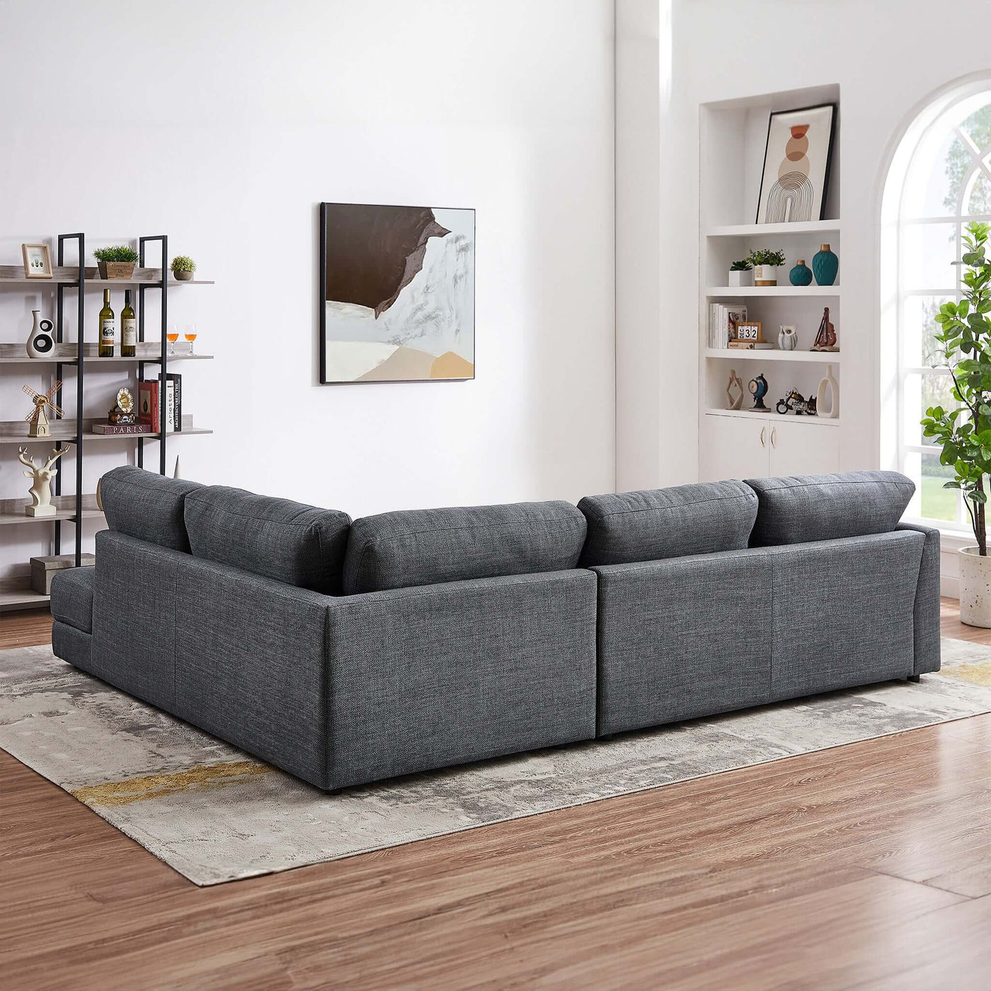 Glander 108" Cozy Sectional Sofa Left Facing