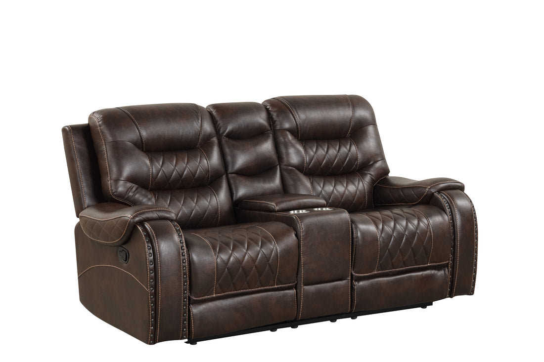 Ashley2002 Brown 3pc OVERSIZED Reclining Set