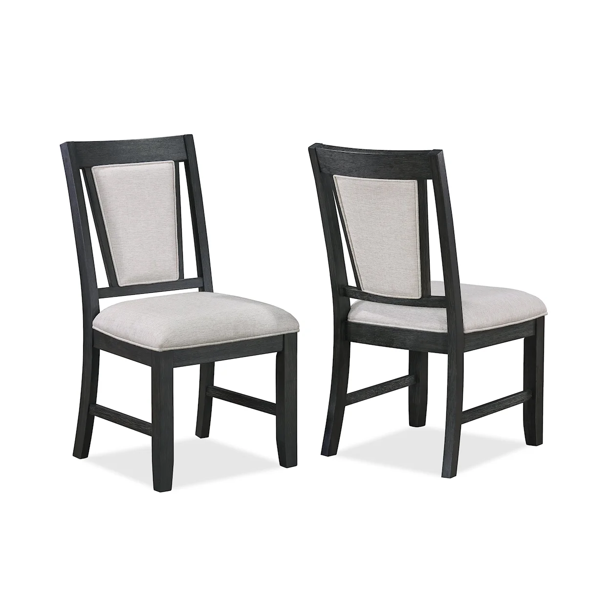 Steves Black/Grey Round Dining Set 2274