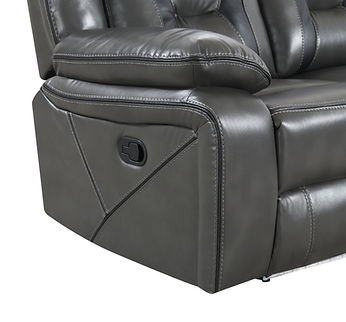 Concord Dark Grey 3pc Reclining Set S8098