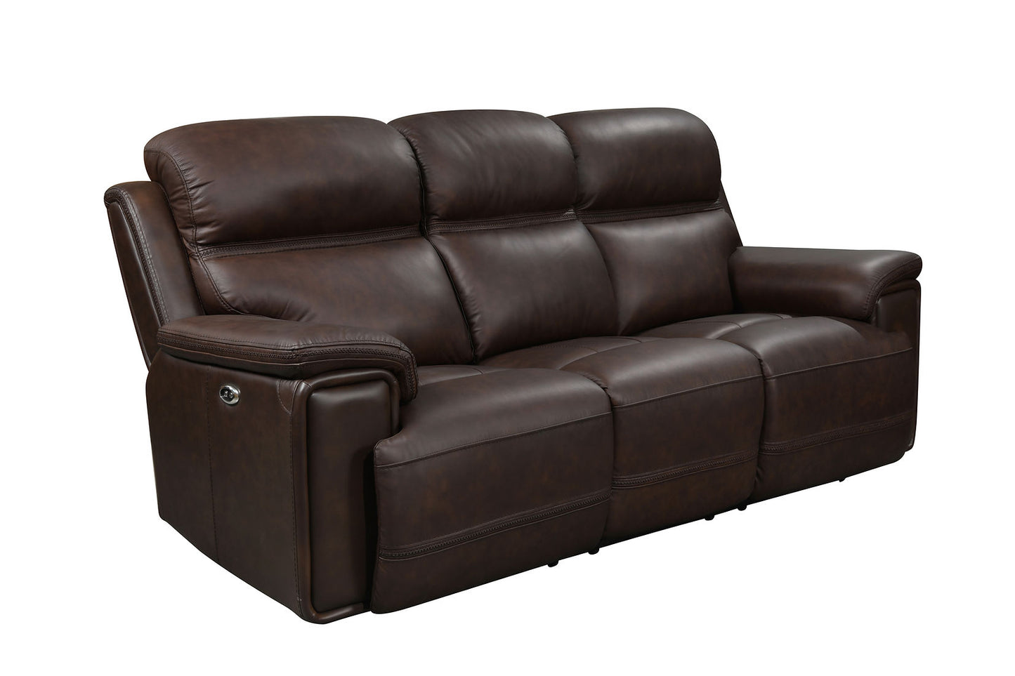 El Paso Brown POWER/LEATHER 3pc Reclining Set S7275