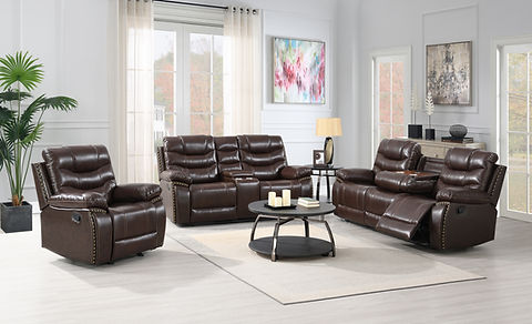 Delmar Brown 3pc Reclining Set S3506