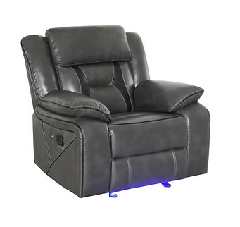 Concord Dark Grey 3pc Reclining Set S8098