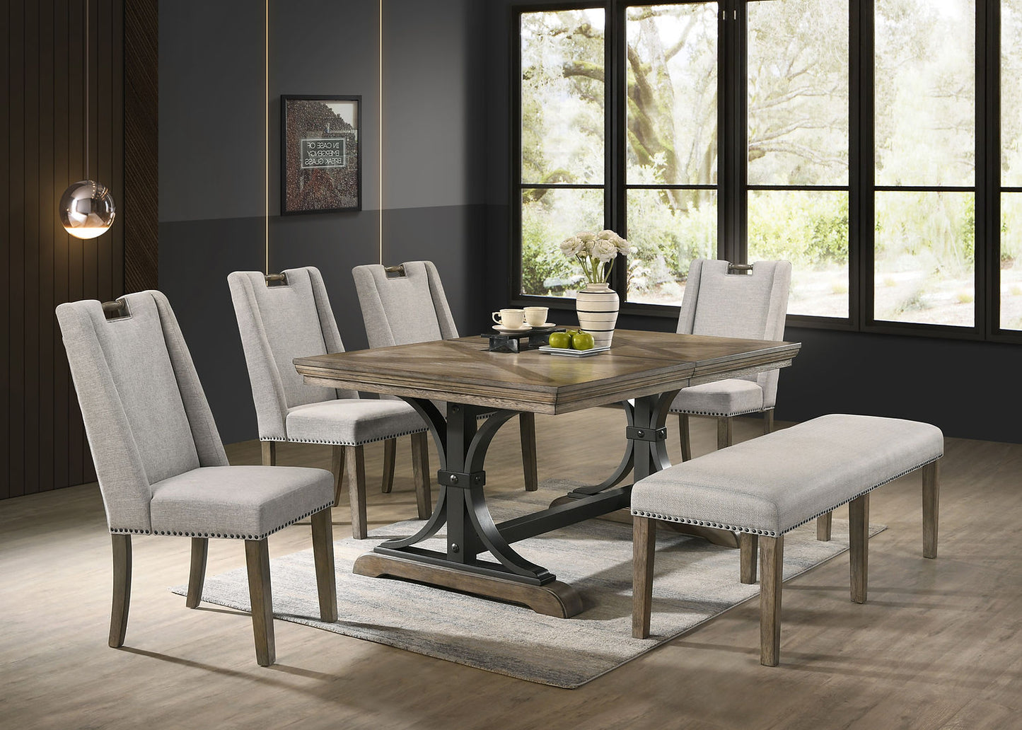 Gaby 6pc Dining Room Set  D5088