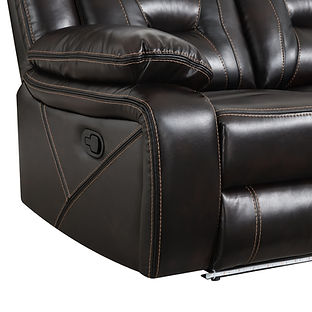 Concord Dark Brown 3pc Reclining Set S8098