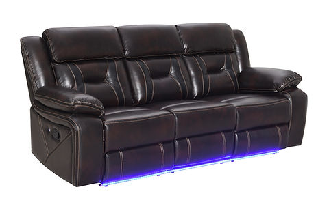 Concord Dark Brown 3pc Reclining Set S8098