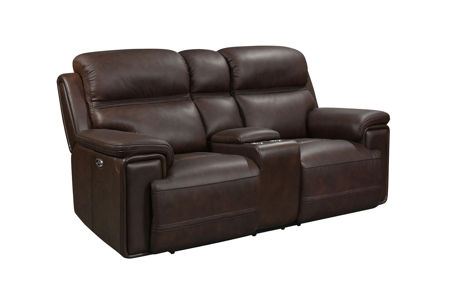 El Paso Brown POWER/LEATHER 3pc Reclining Set S7275