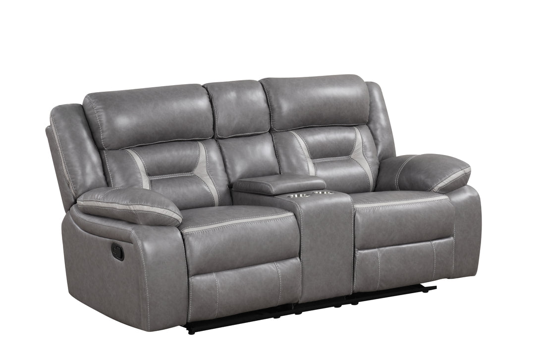 Luka10 Grey OVERSIZED 3PC Reclining Set