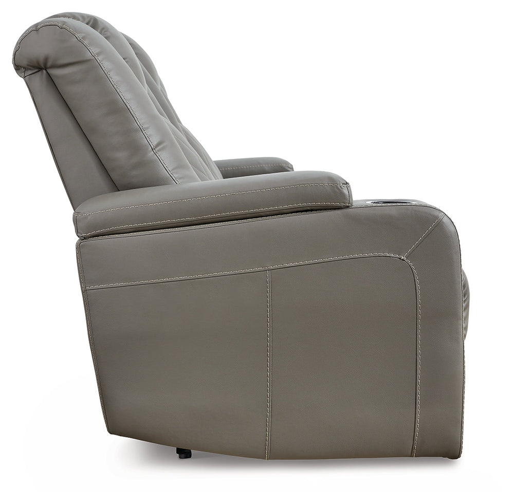 Mancin Gray Reclining Sofa and Loveseat 29702