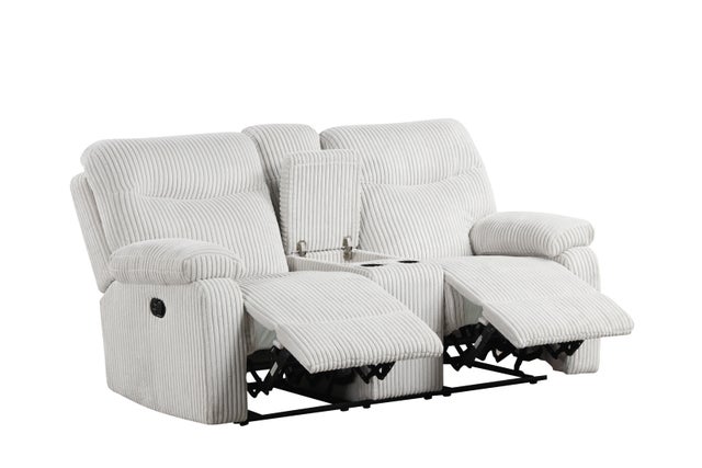 Bravo Beige Fabric 3pc Reclining Set