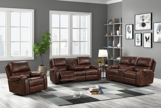 Titan Rust OVERSIZED 3pc Reclining Set 2001