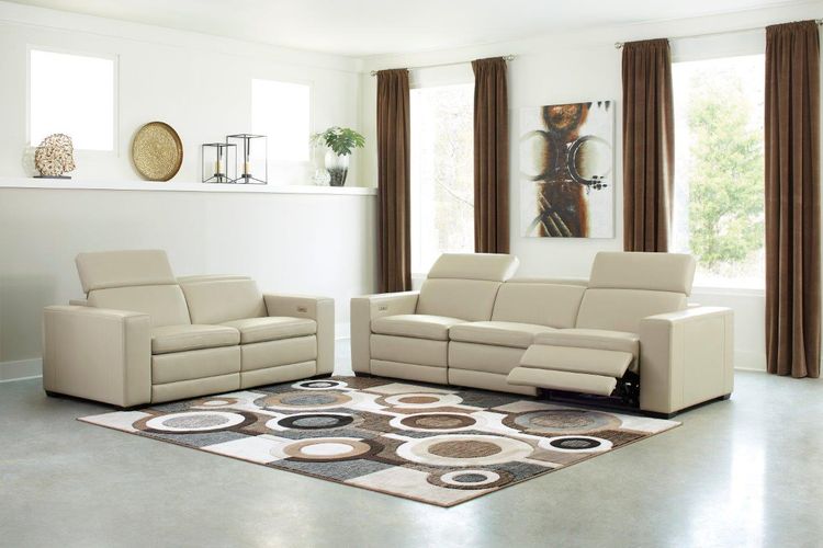 Texline Sand  POWER Reclining Sofa and Loveseat 
U59604