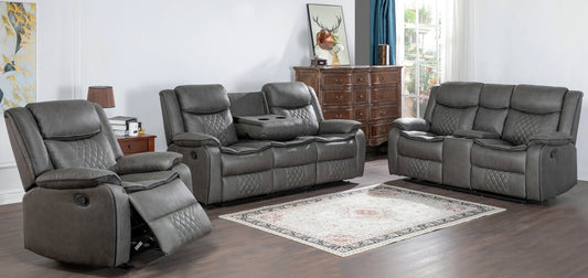 Weston Grey  3PC Reclining Set