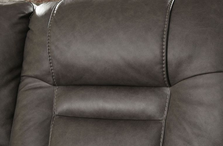 Wurstrow Smoke POWER Reclining Sofa and Loveseat U54602