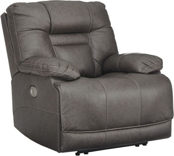 Wurstrow Smoke POWER Reclining Sofa and Loveseat U54602