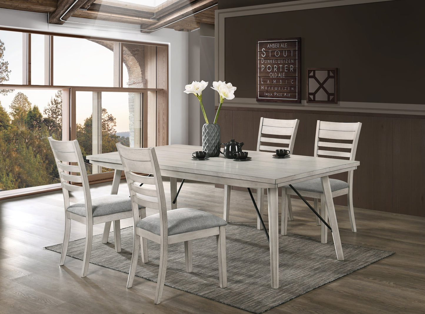 White Sands Chalk White Dining Set

2132