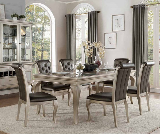 Crawford Silver Dining Room Set 5546