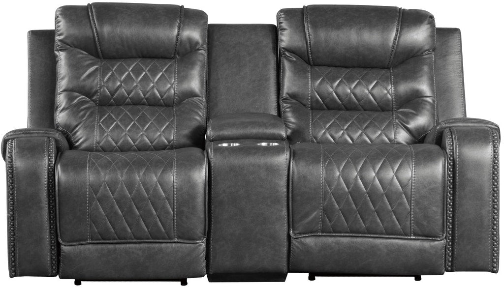 Putnam Gray  Reclining Sofa and Loveseat 9405